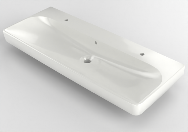 Lavabos 3D - Lavabo en céramique - Geberit - Geberit Smyle...