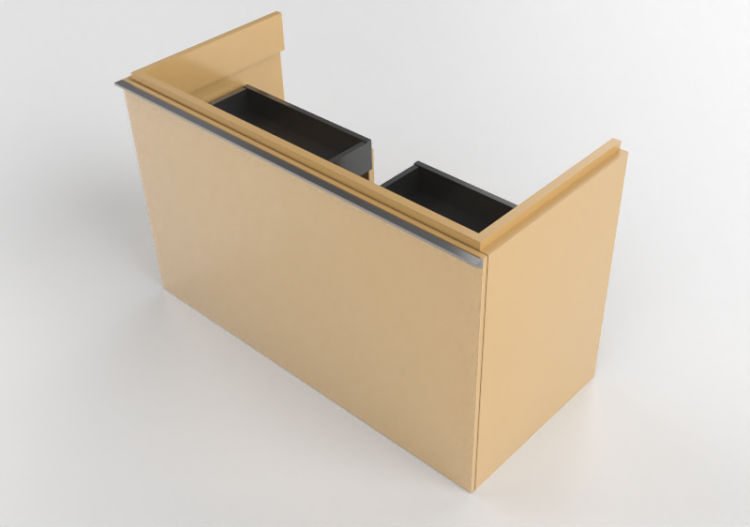 3D Möbel - Waschbeckenunterschrank - Geberit - Geberit...