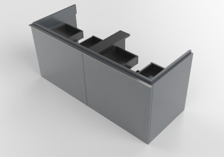 Meubles 3D - Meuble sous lavabo - Geberit - Geberit Acanto...
