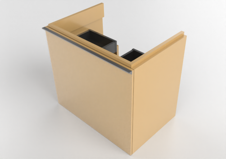 Muebles 3D - Base lavabo - Geberit - Geberit Acanto -...