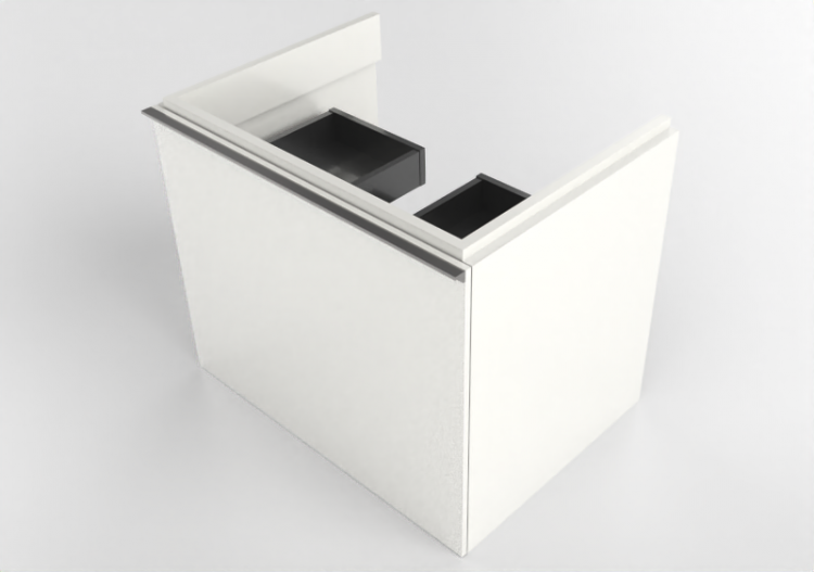 Meubles 3D - Meuble sous lavabo - Geberit - Geberit Acanto...