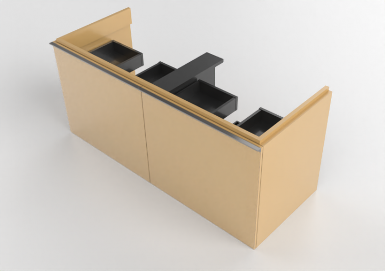 Móveis 3D - Gabinete para banheiro - Geberit - Geberit...