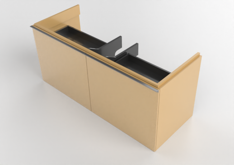 Mobili 3D - Mobile sottolavabo - Geberit - Geberit Acanto -...
