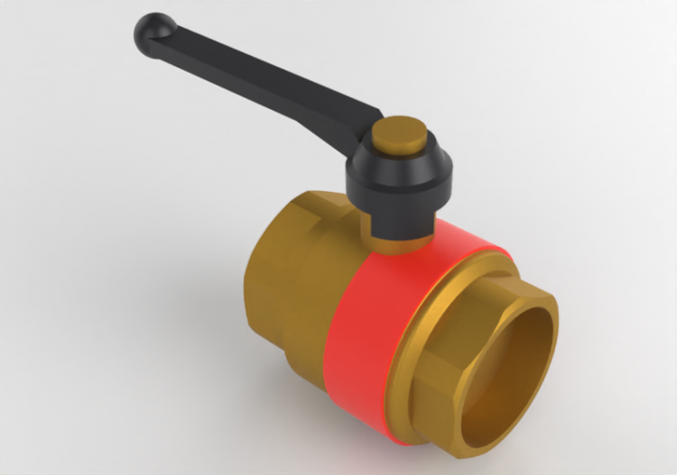 Valvola a sfera con ritegno incorporato DN 50 (2") - ACCA...