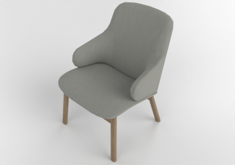 3D Arm Chairs - Fabric Armchair - Amstelle - 16611 - E3910...