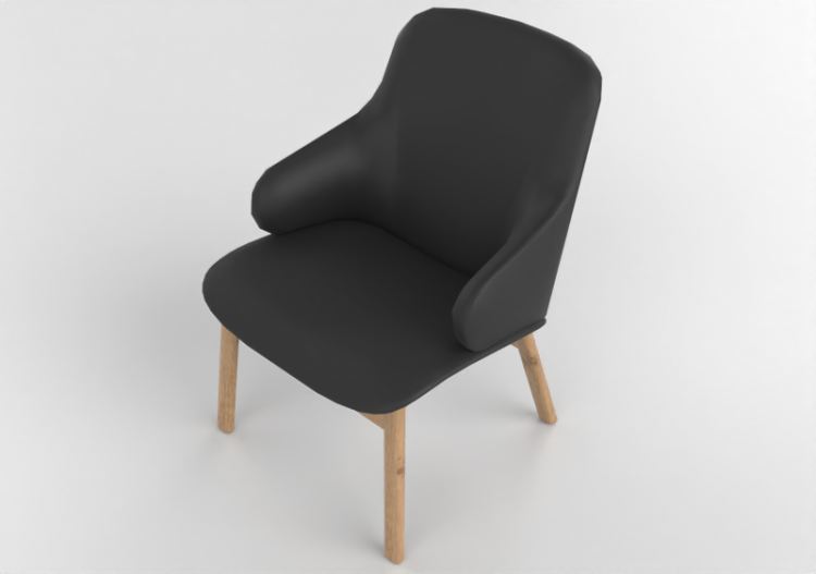 3D Sessel - Ledersessel Amstelle - 16611 - E1980 -...