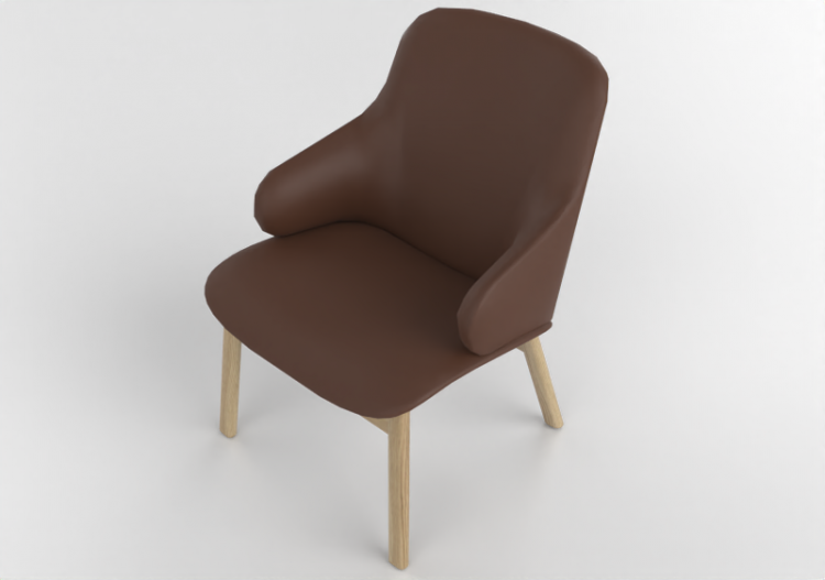 Poltrone 3D - Poltrona in pelle Amstelle - 16611 - A1980 -...