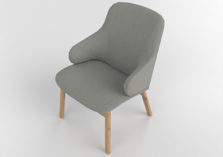 3D Arm Chairs - Fabric Armchair - Amstelle - 16611 - E1910...