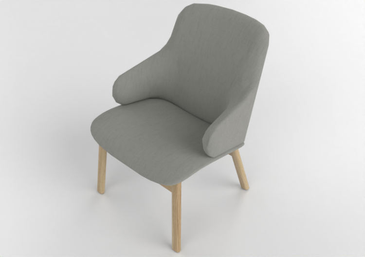 Poltrone 3D - Poltrona in tessuto Amstelle - 16611 - A1910...