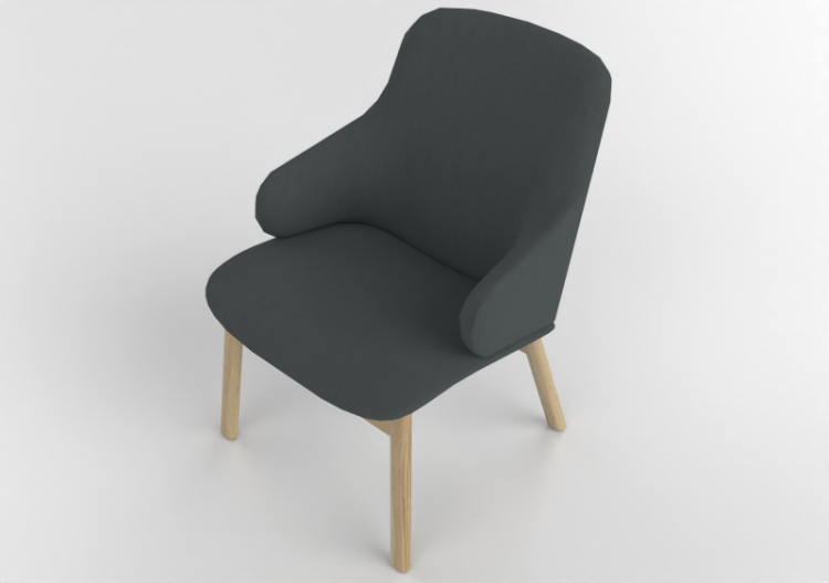 Fauteuil 3D - Fauteuil en tissu Amstelle - 16611 - A1910 -...