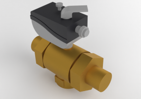 Valvola a sfera motorizzata, a due vie DN 40 (1 1/2") 230V