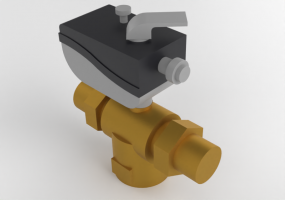 Valvola a sfera motorizzata, a due vie DN 32 (1 1/4") 230V