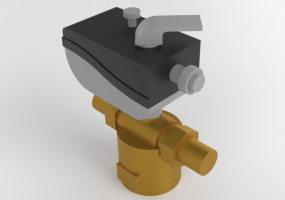 Valvola a sfera motorizzata, a due vie DN 20 (3/4") 24V