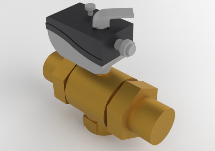 Valvola a sfera motorizzata, a due vie DN 50 (2") 230V -...