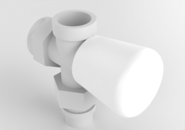 Volantino Manopola Di Ricambio Bianco Per Valvola 178-179 3 - Foto 14