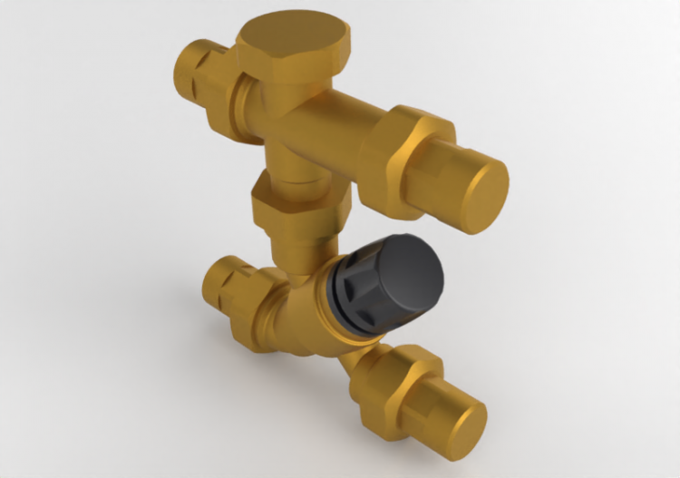 Gruppo di controllo temperatura ACS DN 20 (3/4") - ACCA...