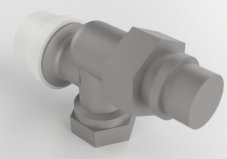 Valvola termostatica reversa per tubi in rame DN 15 (1/2")...