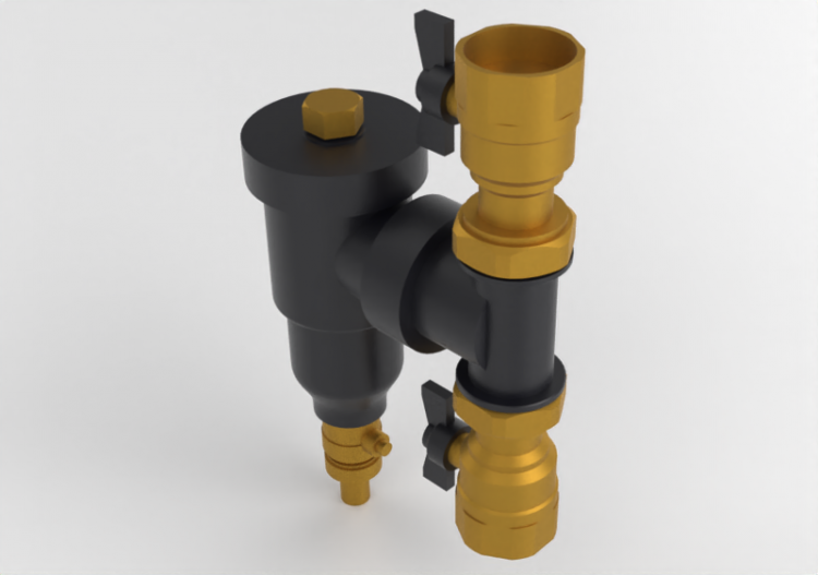 DIRTMAG® - Defangatore DN 32 (1 1/4") con valvole di...