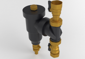 DIRTMAG® - Defangatore DN 20 (3/4") con valvole di intercettazione