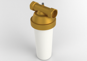 Contenitore per cartucce filtranti da 10” DN 20 (3/4")