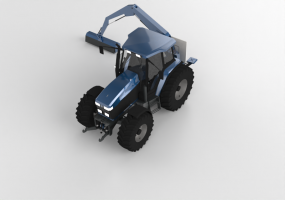 3D-Maschinen - Trattore decespugliatore braccio medio
