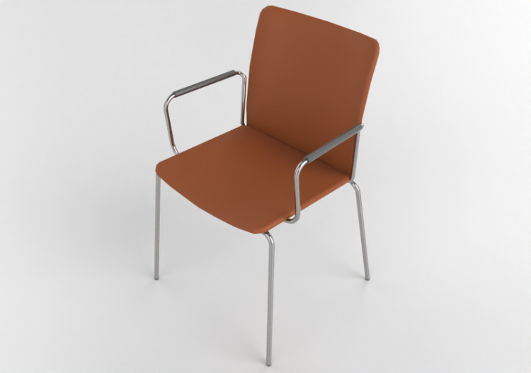 3D Arm Chairs - Leather armchair Stella - 26202 - 290980 -...