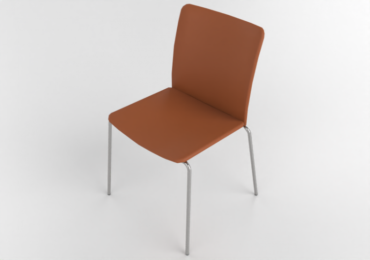 Cadeira 3D - Cadeira de couro Stella - 26200 - 290980 -...