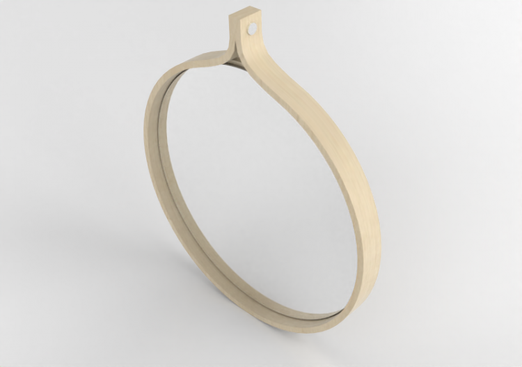 Accessoires 3D - Miroir rond Comma - 20451 - AM - ACCA...