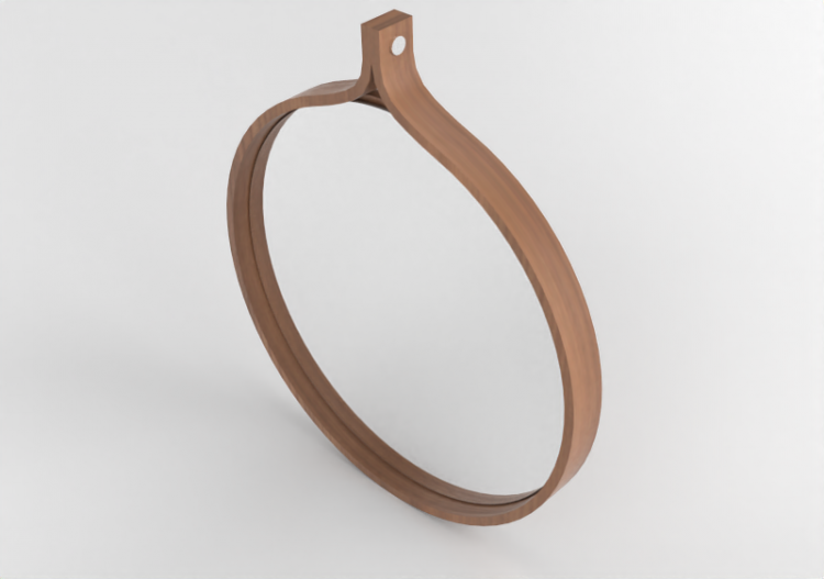 Accesorios 3D - Espejo redondo Comma - 20451 - AQ - ACCA...