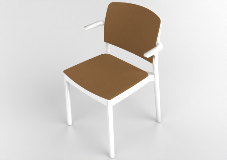 Cadeira 3D - Cadeira de madeira - Grace - 22905 - AH980-...