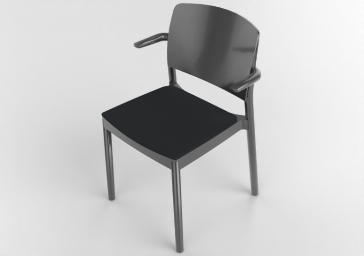3D Chairs - Wooden Chair - Grace - 22903 - AF980 -...