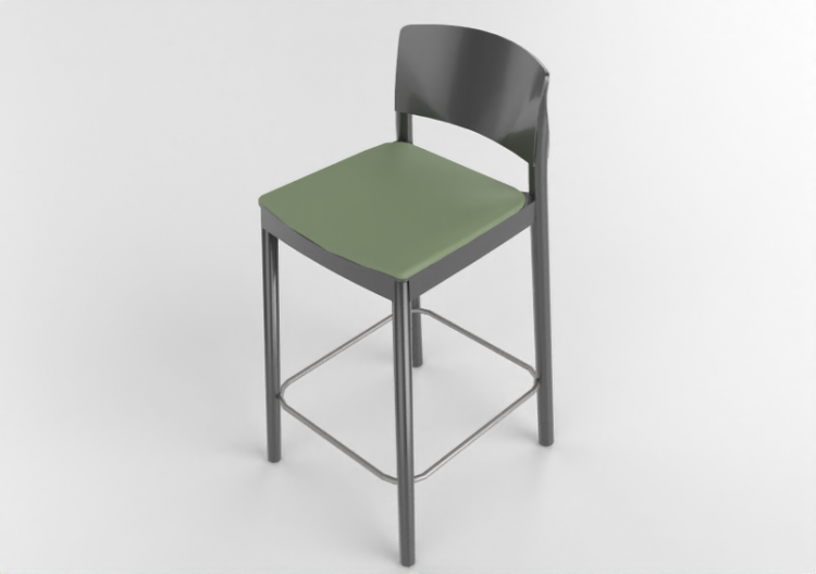 Cadeira 3D - Banqueta de madeira - Grace - 22905 - AF930 -...