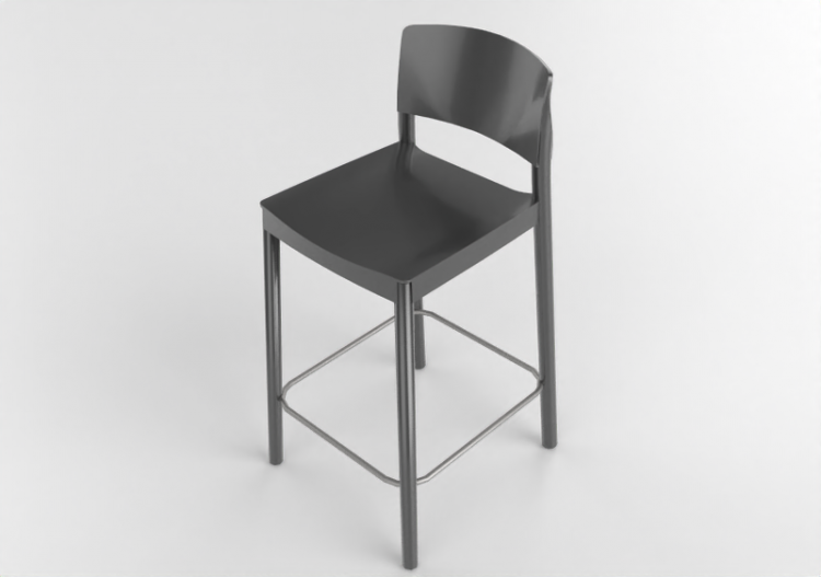Cadeira 3D - Banqueta de madeira - Grace - 22921 - AF -...
