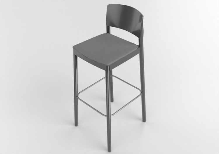 Cadeira 3D - Banqueta de madeira - Grace - 22930 - AF930 -...