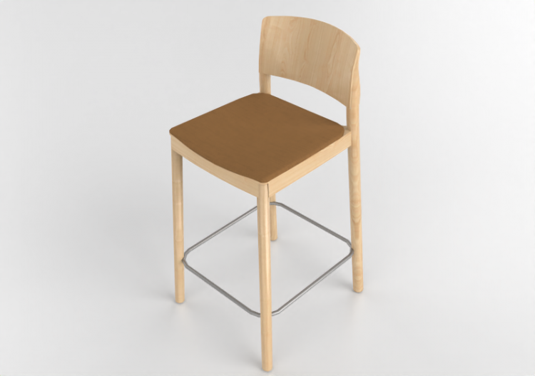 Sillas 3D - Taburete de madera - Grace - 22905 - A1940 -...