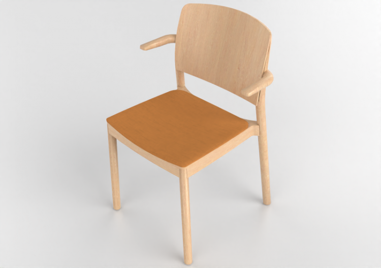3D Chairs - Wooden Chair - Grace - 22903 - E1980 -...