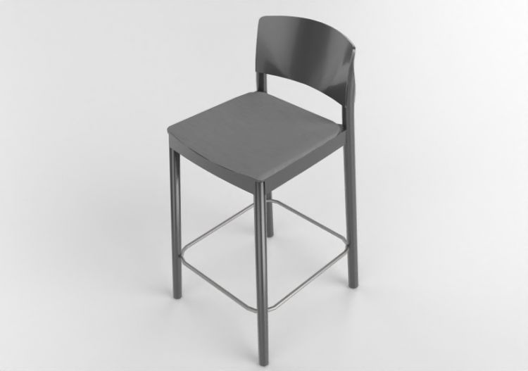 Cadeira 3D - Banqueta de madeira - Grace - 22905 - AF930 -...