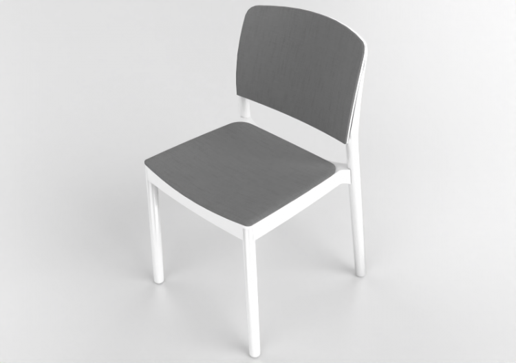 Cadeira 3D - Cadeira de madeira - Grace - 22904 - AH940-...