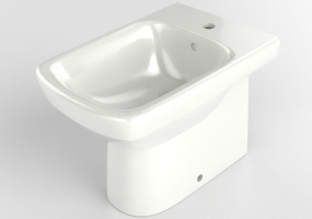 Bidé 3D - Bidé de pie - Geberit - Geberit Selnova Square - 500.483.01.1