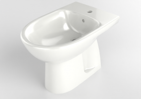 Bidé 3D - Bidé de pie - Geberit - Geberit Selnova - 500.288.01.7