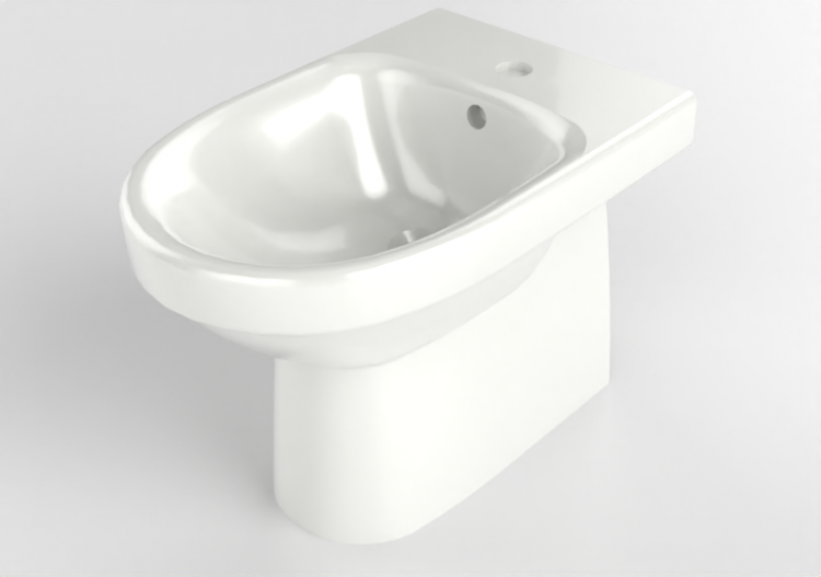 Bidé 3D - Bidé de pie - Geberit - Geberit Selnova -...