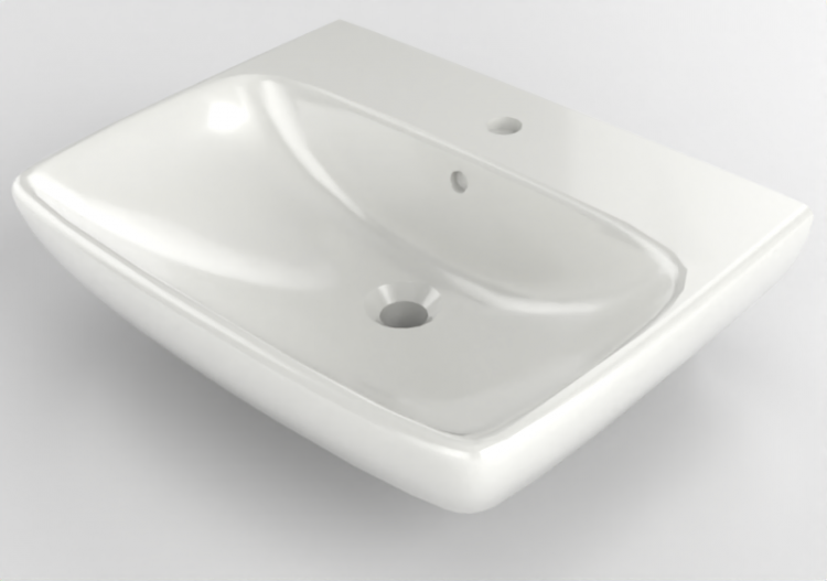 3D Sinks - Ceramic washbasin - Geberit - Geberit Selnova...