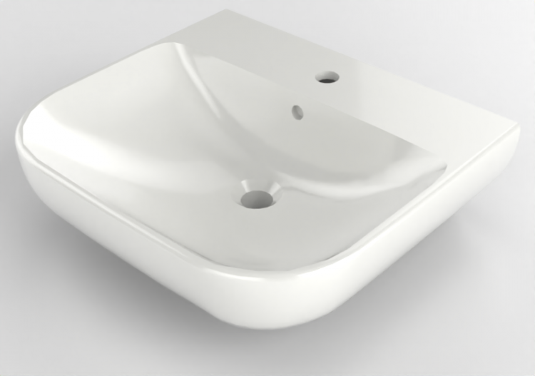 3D Sinks - Ceramic washbasin - Geberit - Geberit Smyle -...