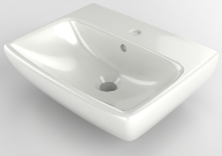 3D Sinks - Ceramic washbasin - Geberit - Geberit Selnova...
