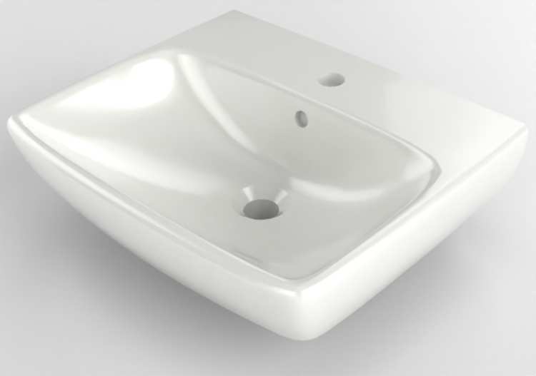 3D Sinks - Ceramic washbasin - Geberit - Geberit Selnova...