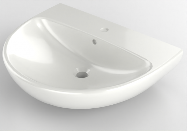 3D Sinks - Ceramic washbasin - Geberit - Geberit Selnova -...
