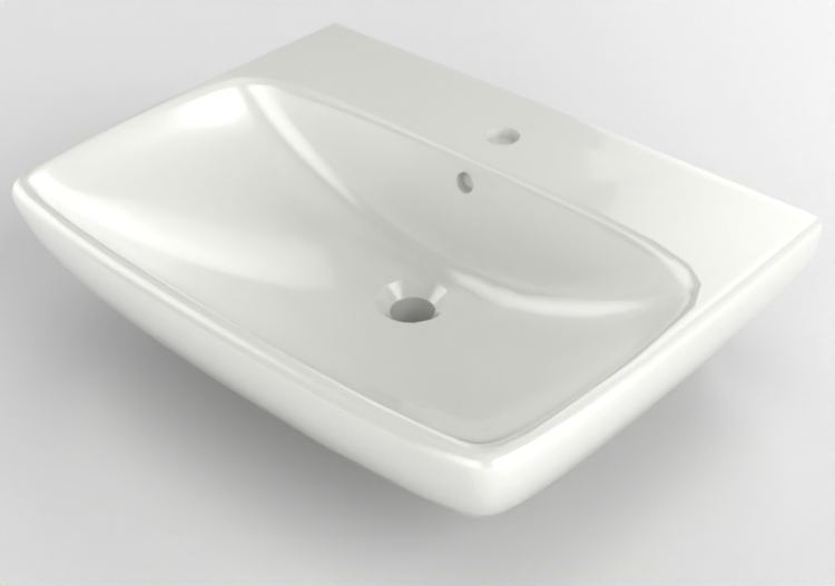 3D Sinks - Ceramic washbasin - Geberit - Geberit Selnova...