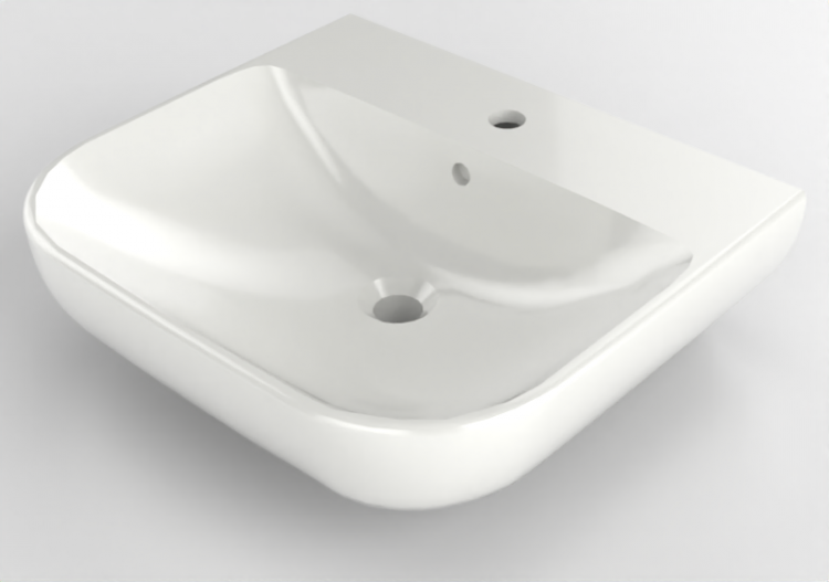 Pias 3D - Cuba de cerâmica - Geberit - Geberit Smyle -...