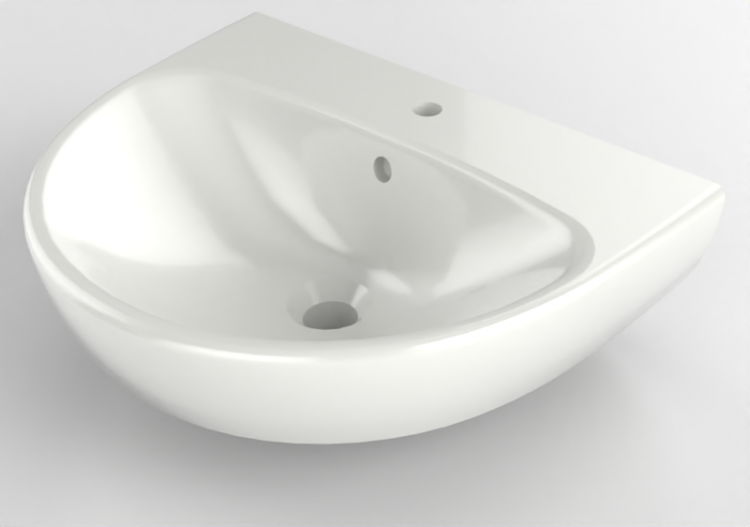 3D Sinks - Ceramic washbasin - Geberit - Geberit Selnova -...