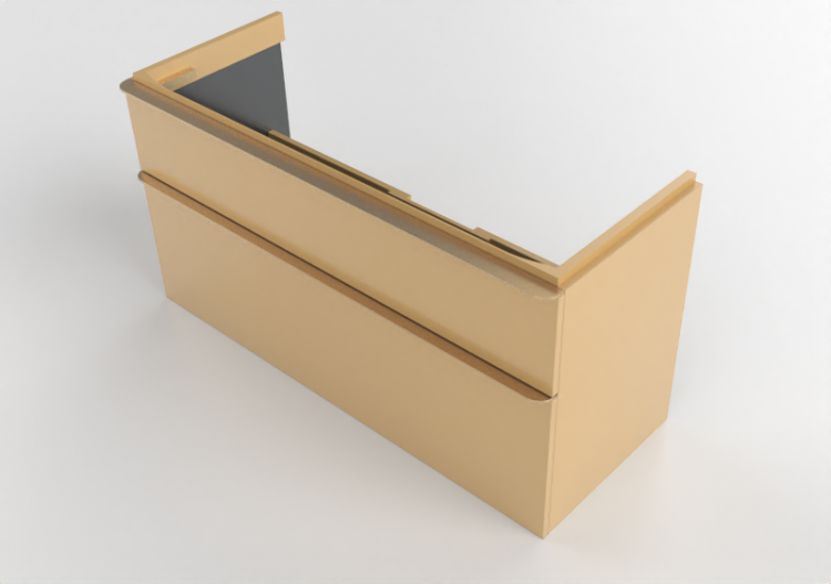 Meubles 3D - Meuble pour lavabo - Geberit - Geberit Smyle -...